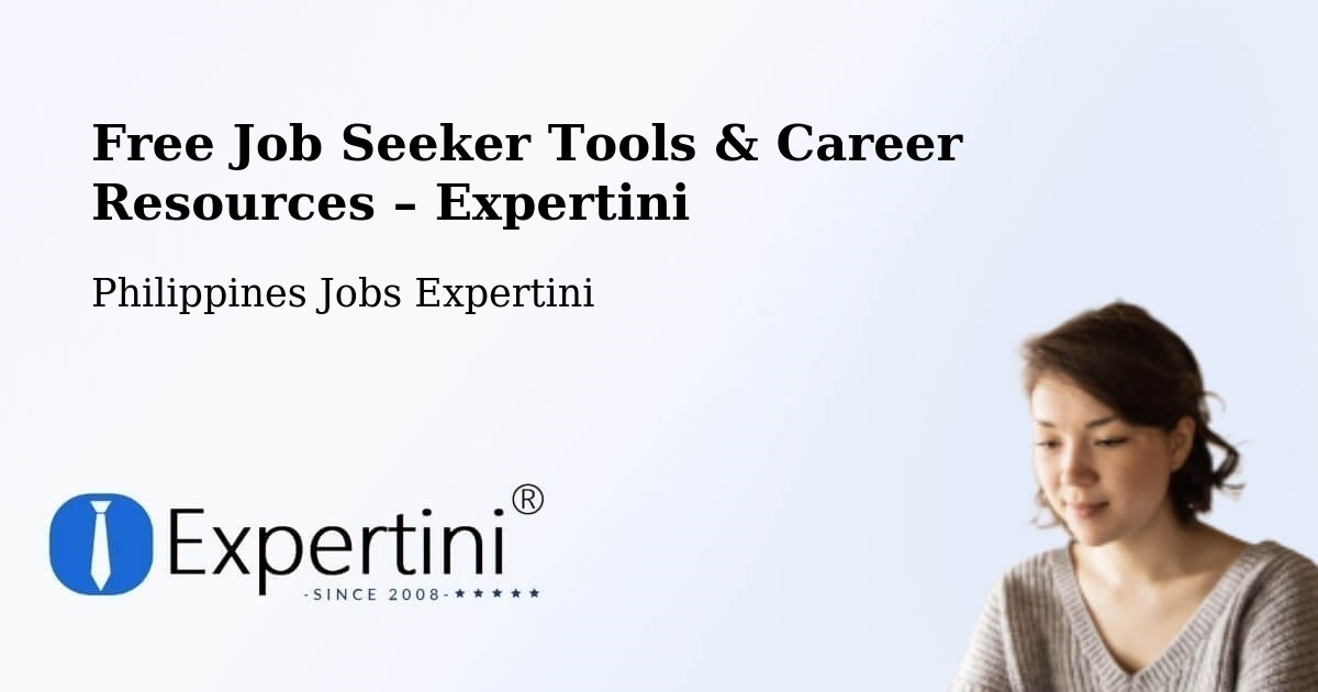 Free Job Seeker Tools & Career Resources – Guijalo - Guijalo, Philippines Jobs Expertini